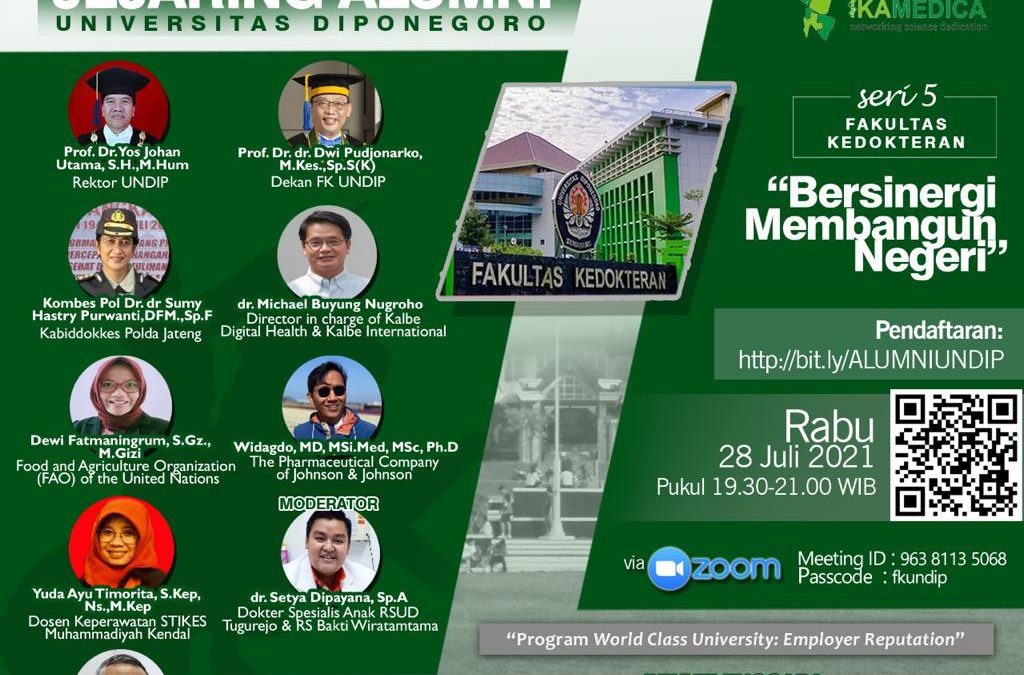 Talkshow Penguatan Jejaring Alumni UNDIP 2021