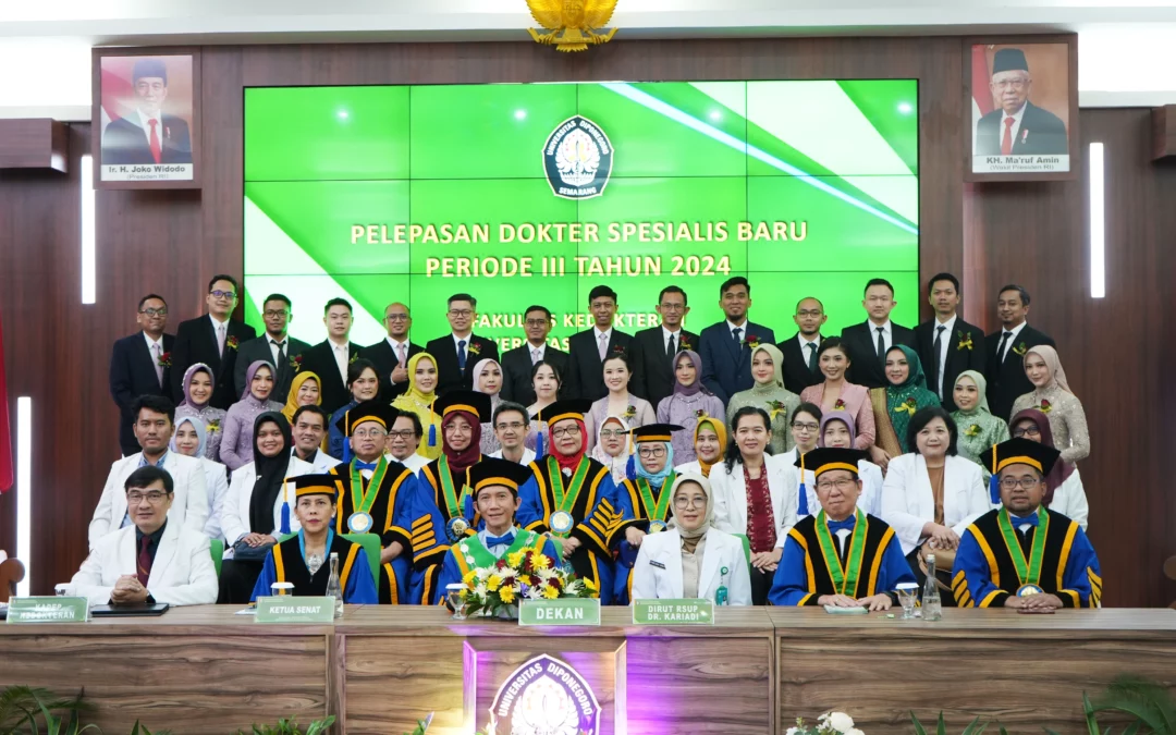 Fakultas Kedokteran UNDIP Rayakan Pelepasan Dokter Spesialis Periode III 2024 dengan Penuh Kebanggaan