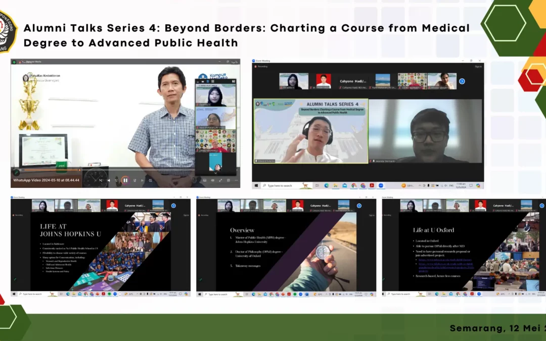Alumni Talks Series 4: Beyond Borders: Charting a Course from Medical Degree to Advanced Public Health