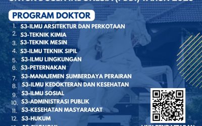 Beasiswa Program Doktor untuk Dosen Indonesia (PDDI) 2025 Kini telah Dibuka!