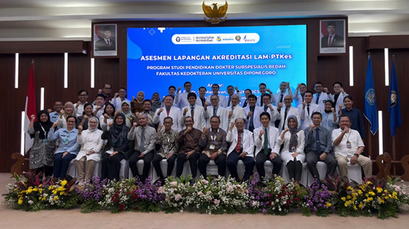 Foto FK Undip jalani asesmen lapangan Akreditasi LAM-PTKes Prodi Pendidikan Dokter Subspesialis Bedah