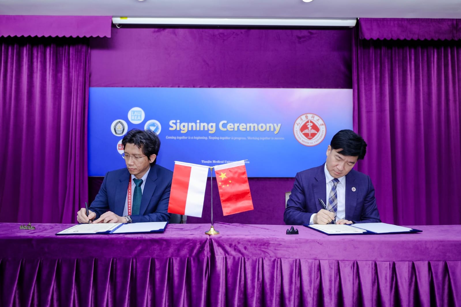 Undip has established a strategic partnership with Tianjin Medical University to strengthen research collaboration, medical education, and global academic mobility on Saturday (May 9, 2026).